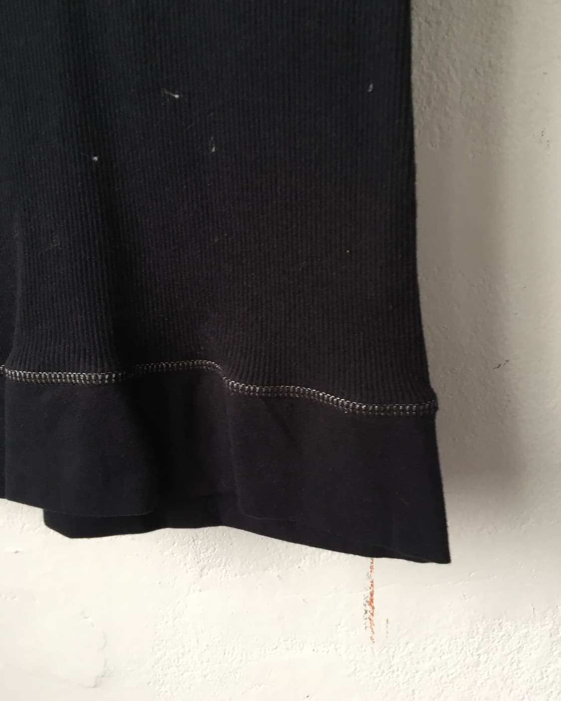 Stitch point herny neck ribbed top 상품이미지3