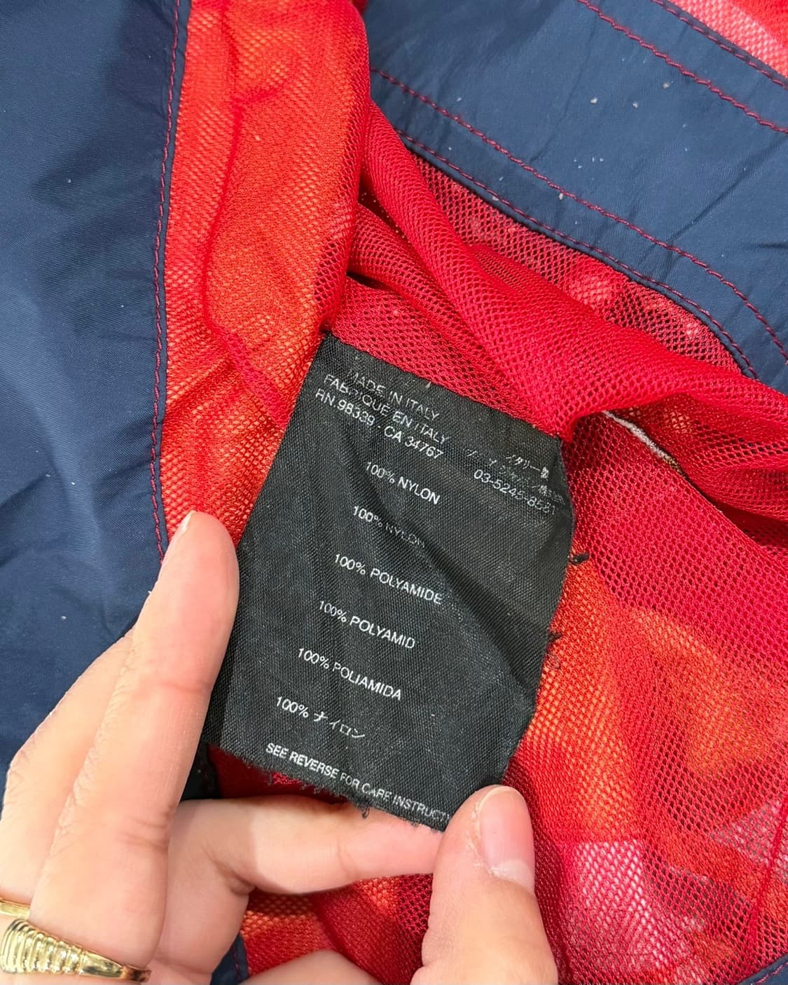 프라다 스포츠 네이비 나일론 투 포켓 자켓 상품이미지9