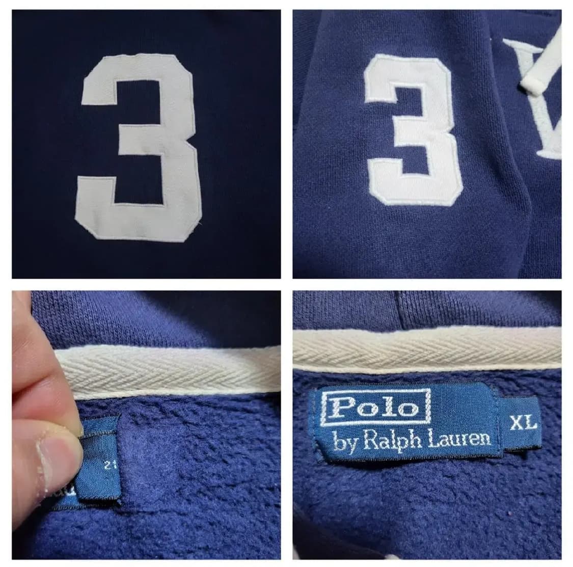 (XL) 90s 폴로랄프로렌후드티 폴로듀얼매치 폴로빅로고 상품이미지8