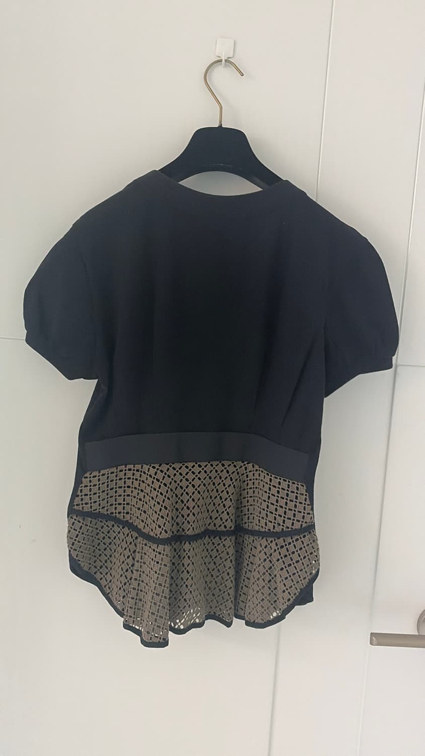  한섬 Bird 퍼프소매 상의 44,마른55 정품  상품이미지4