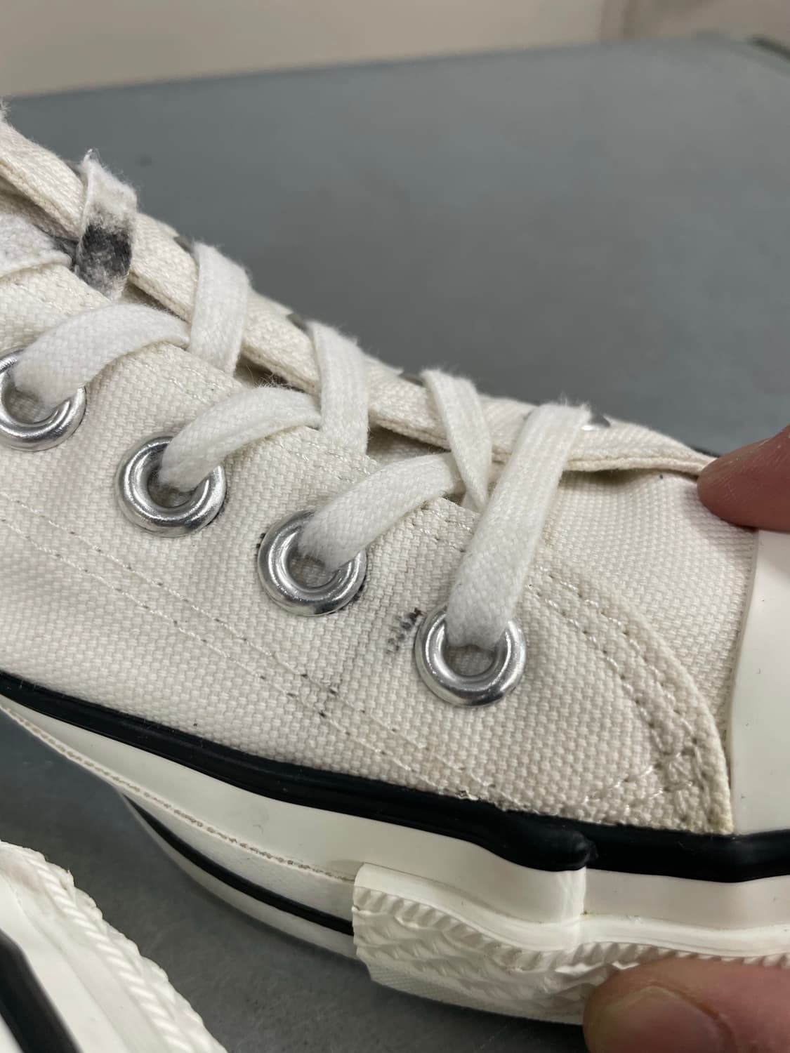 컨버스 메이드인 제펜 올스타 화이트 4.5 상품이미지8