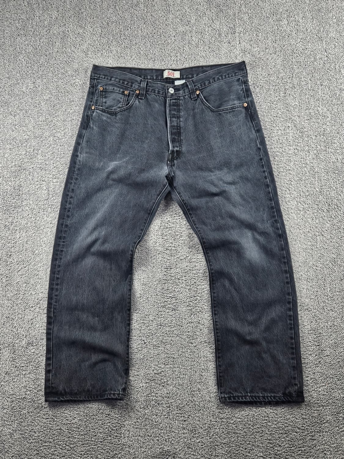 리바이스 501 블랙 데님 진 팬츠 ( 38X30 ) / 11326 상품이미지1