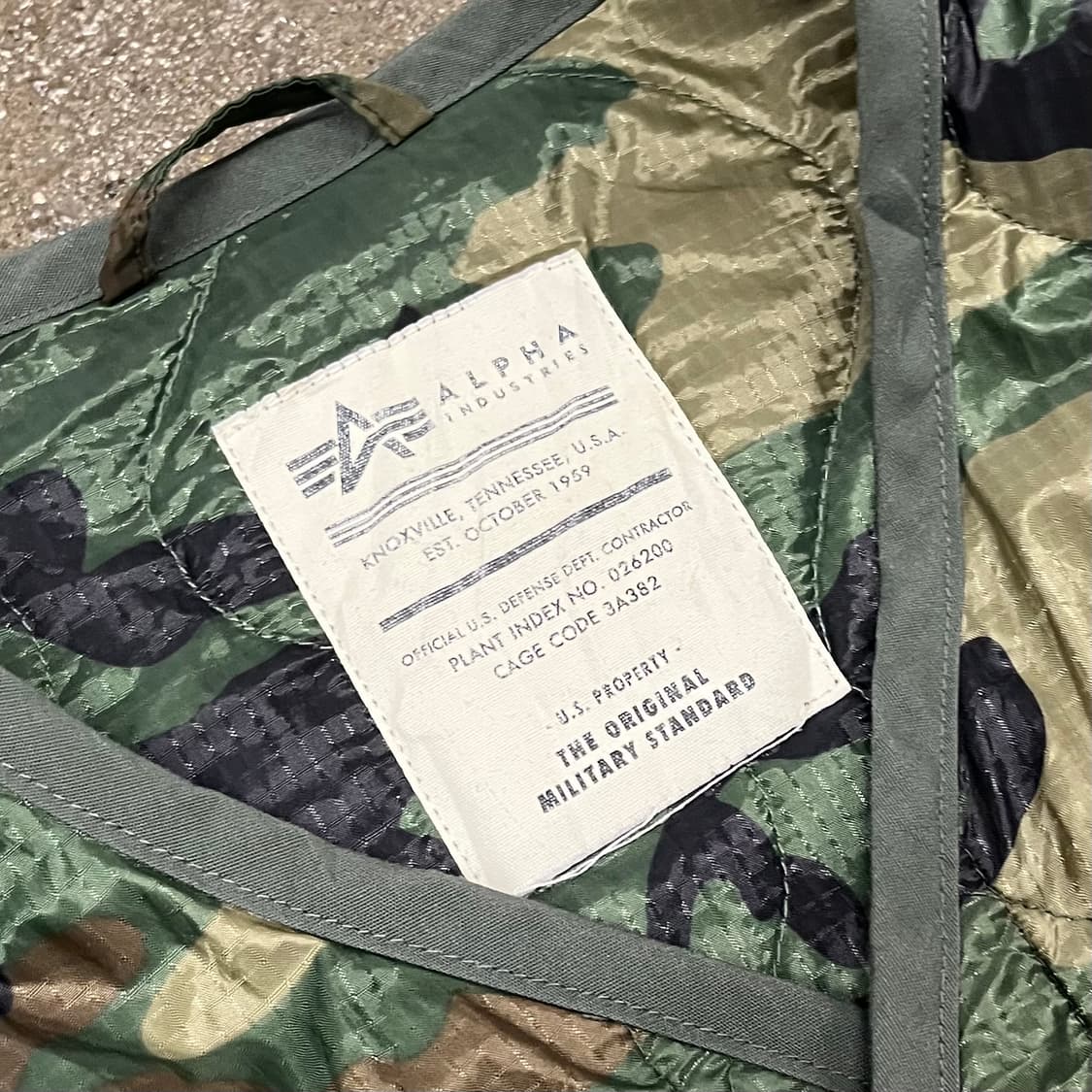 알파인더스트리 밀리터리 퀼팅 자켓 (100) 상품이미지5