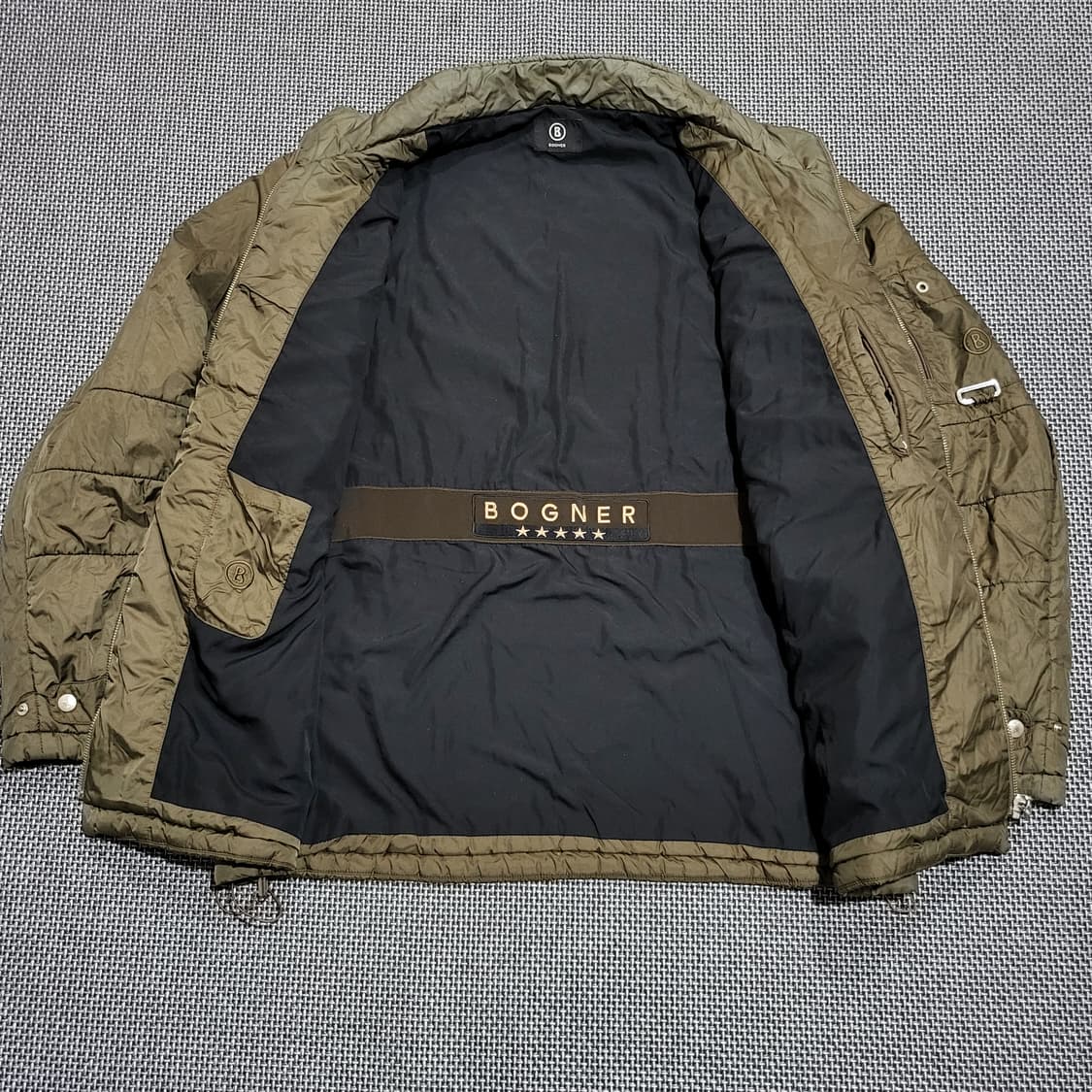 보그너 퀼팅 점퍼 자켓 카키 (105) 상품이미지2