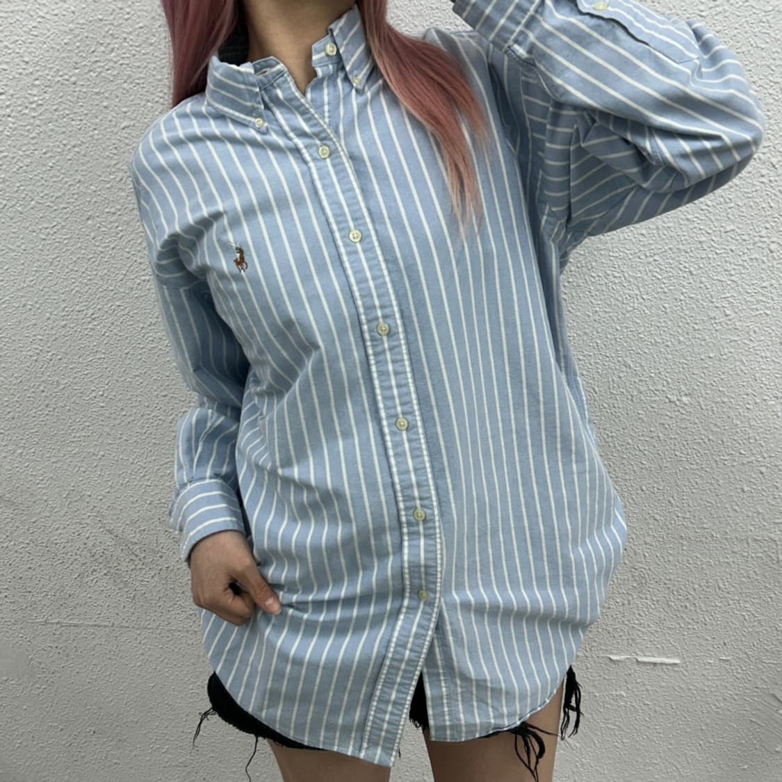 폴로 랄프로렌 옥스포드 소라맛 셔츠 M 상품이미지1