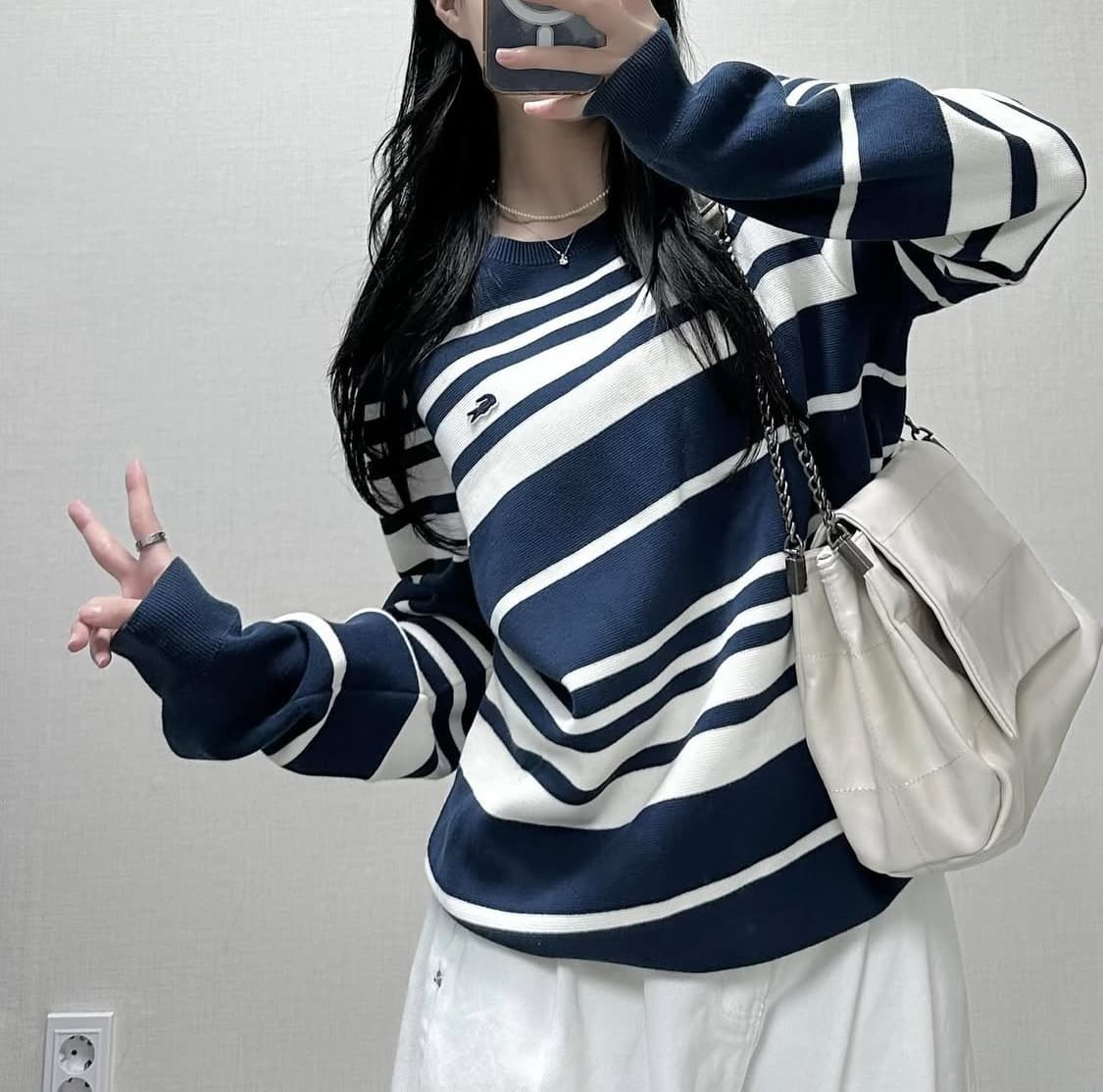 라코스테 스트라이프 니트 상품이미지1