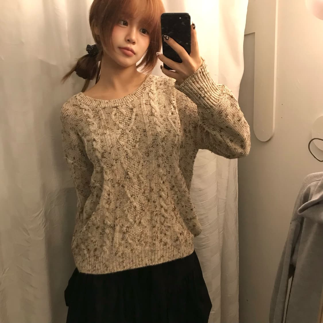 Thursday Island 써스데이아일랜드 모리걸 오트밀 니트 상품이미지1