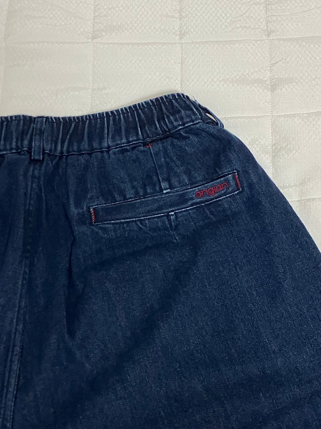 앵글런 데님 벌룬 쇼츠 상품이미지4