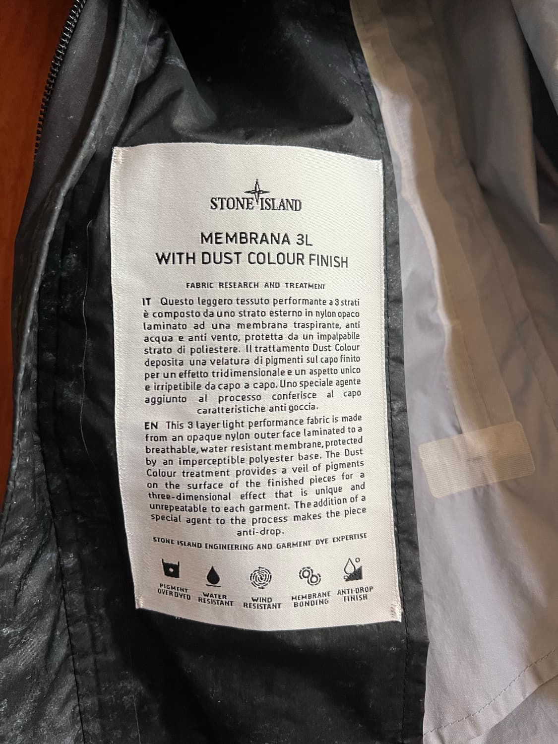 새제품) 스톤 아일랜드 멤브라나 3L 자켓 상품이미지5