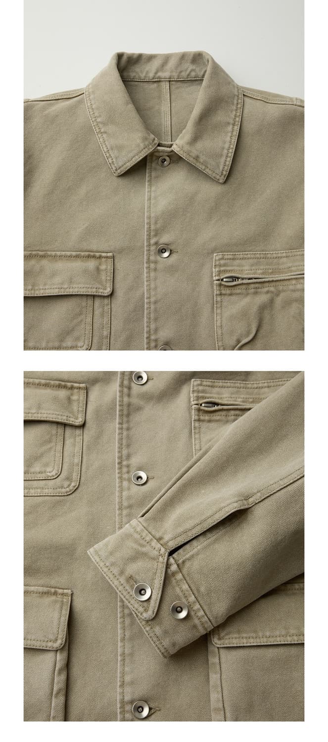 26S/S 쿠어 오버 다이드 커버올 자켓 XL 베이지 (워크자켓) 상품이미지2