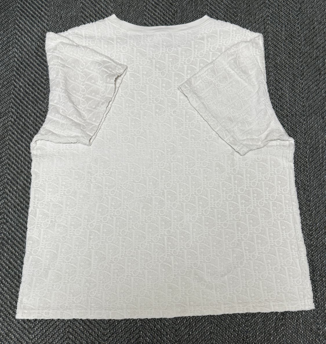 디올 오블리크 테리 반팔 XL 상품이미지3