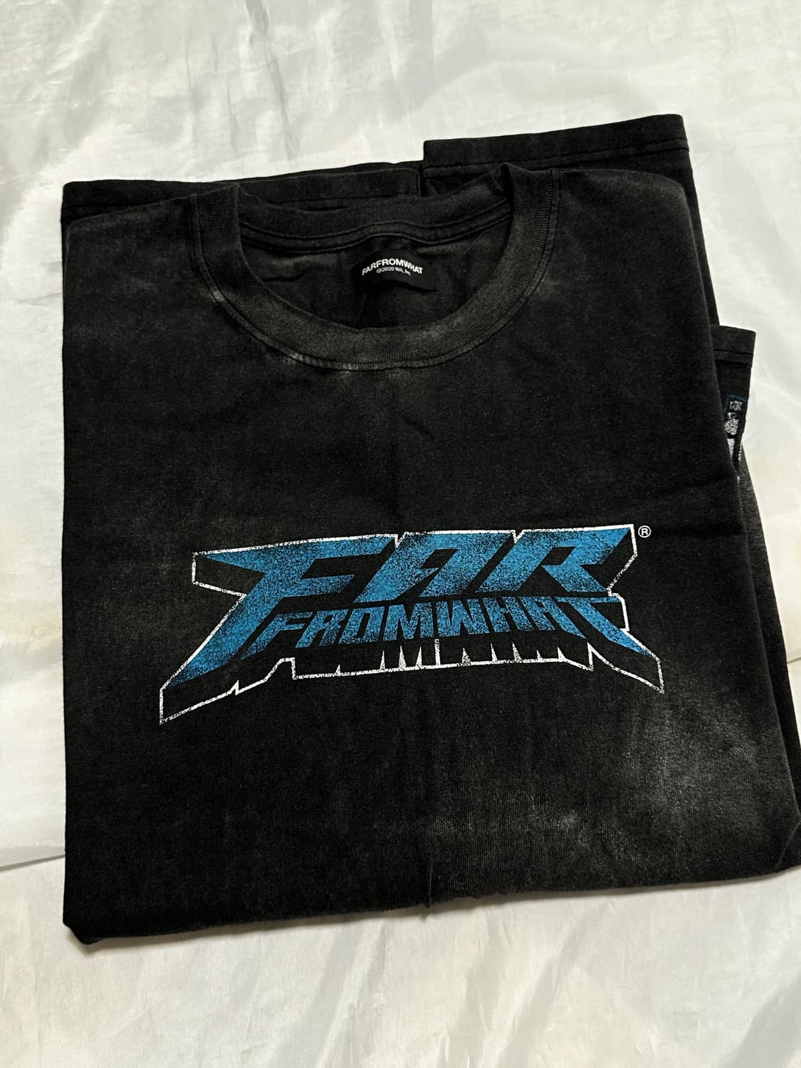 파프롬왓 파 워시드 플레임 롱슬리브 블랙 2사이즈 상품이미지2