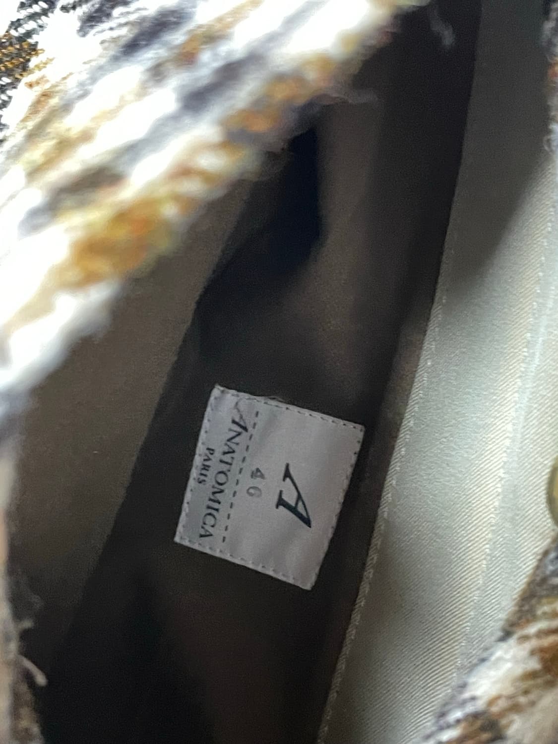 아나토미카 리버서블 발마칸 코트 싱글 래글런 건클럽 체크 울 트위드 상품이미지3