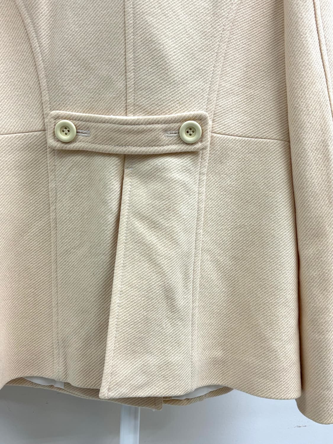 빈티지 아이보리 더블 코트 자켓 상품이미지9