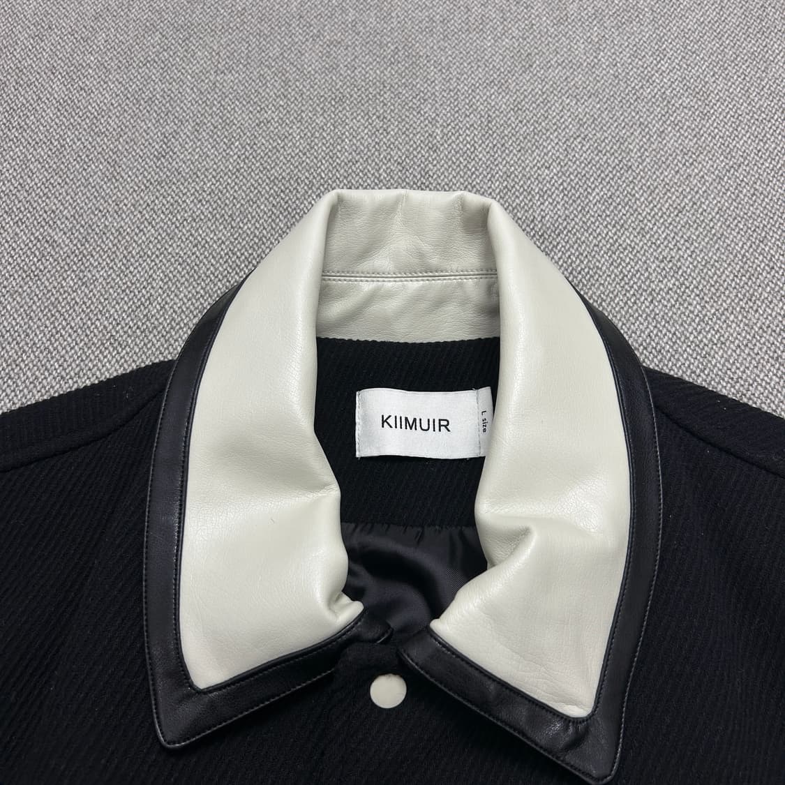 키뮤어 오버핏 레더넥 자켓(L) 상품이미지2