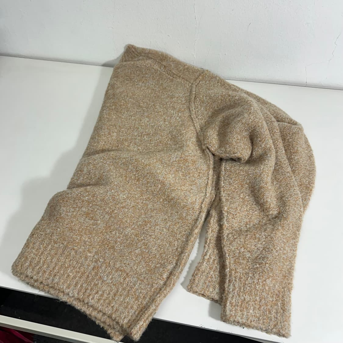 M 인템포무드 베이지 부클니트 상품이미지5