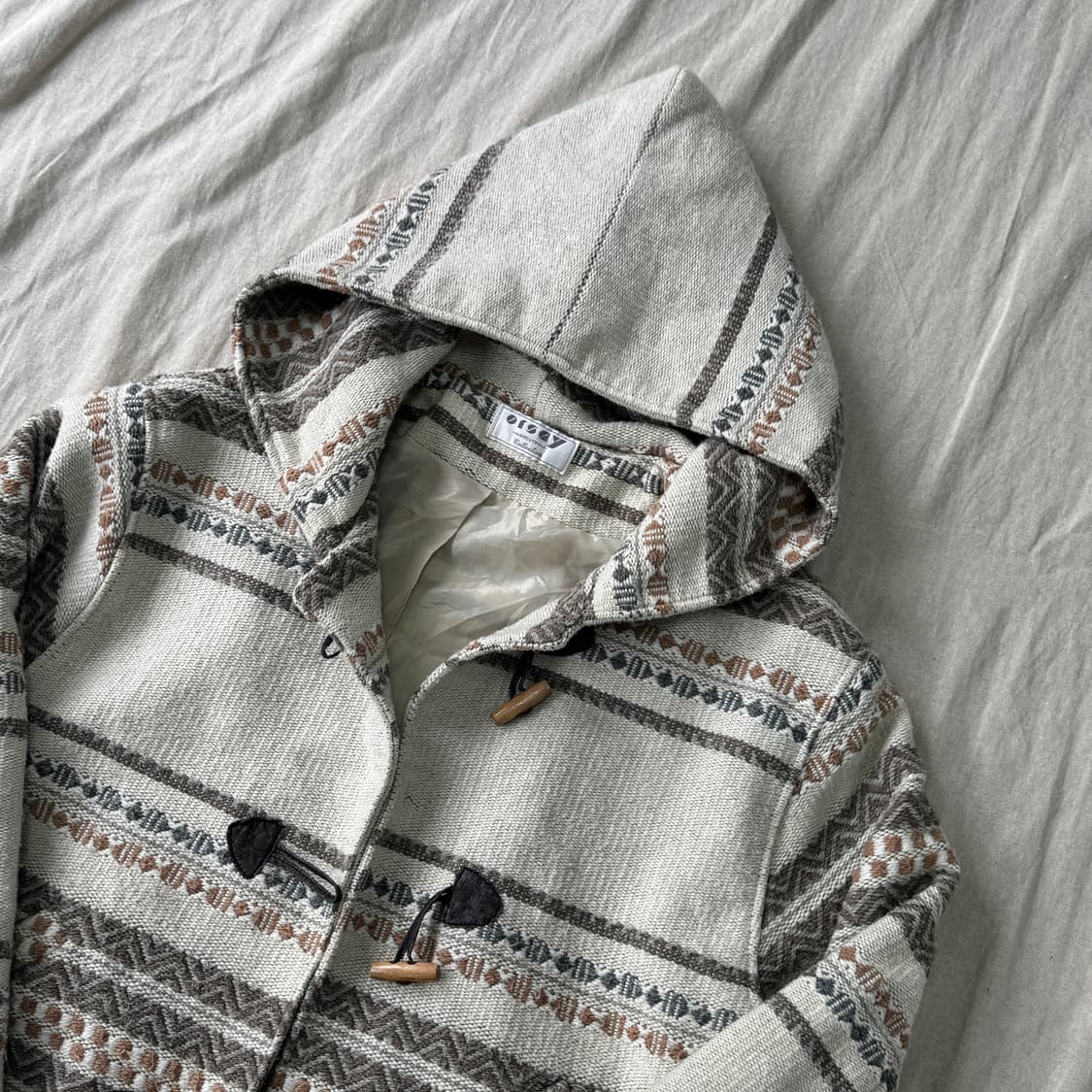 빈티지 에스닉 나바호 울 하츠 더플코트 100 상품이미지2