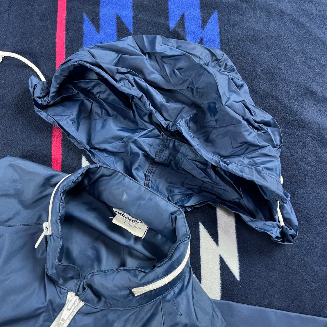 80s adidas 데상트 나일론 빈티지 바람막이(실측확인) 상품이미지6