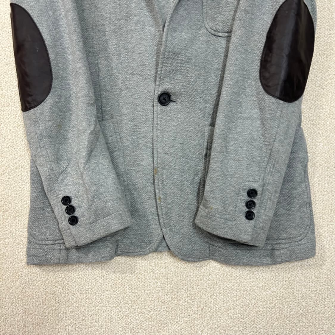 (4) 버버리 블랙라벨 그레이 암패치 자켓 상품이미지5