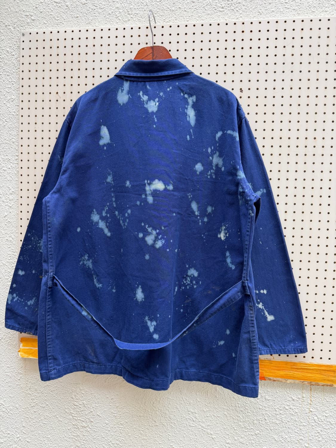 1980s DISTRESSED BLEACH FRENCH 프렌치워크자켓 상품이미지9