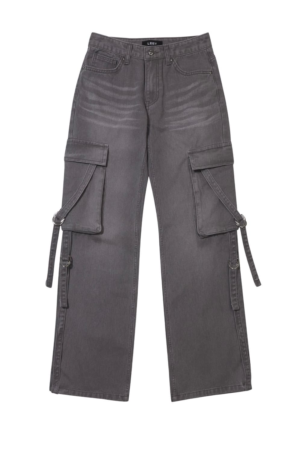 yeel WASHING STRAP LOWRISE DENIM black 상품이미지1