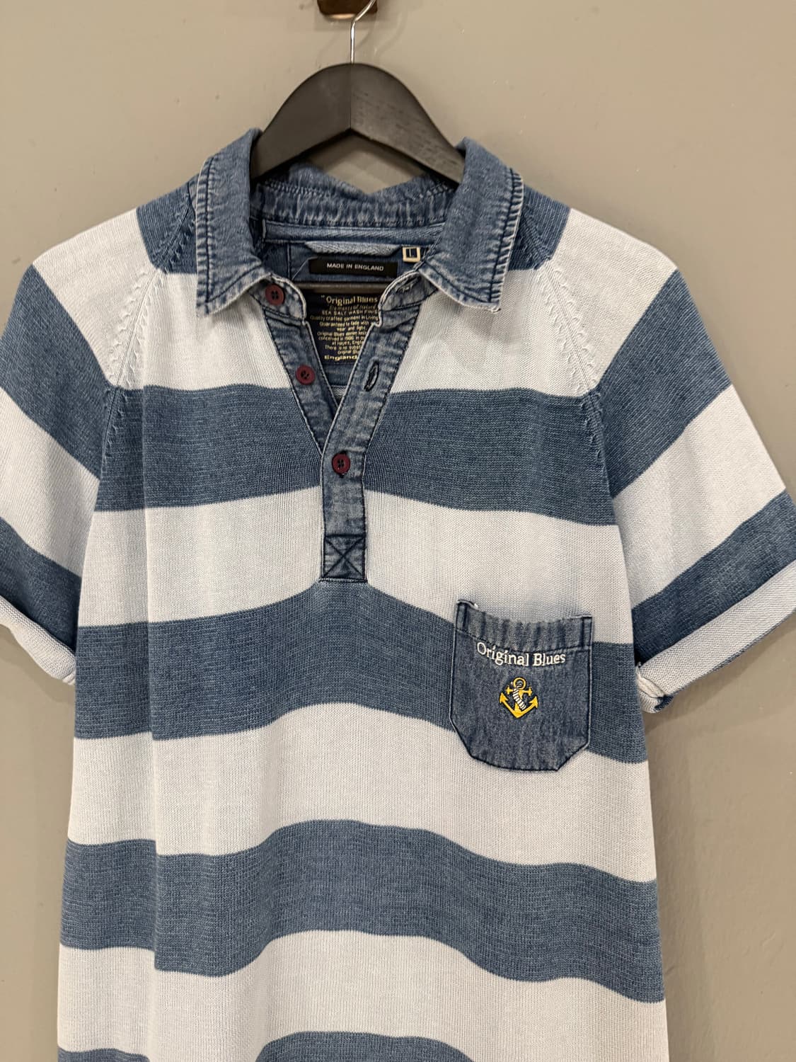 kawaii stripe pattern collar t-shirt 상품이미지6