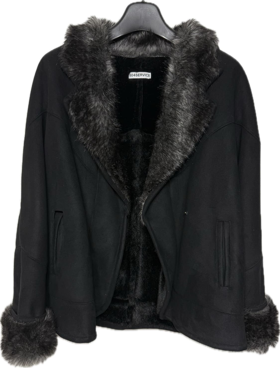 604service faux fur suede coat 상품이미지3
