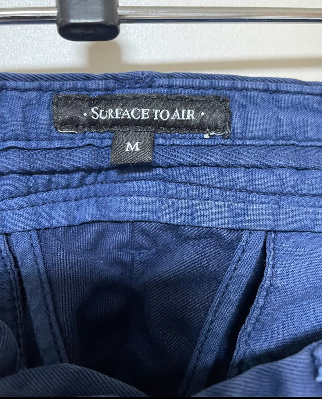 SURFACE TO AIR 남성 치노 팬츠 M 네이비 상품이미지3