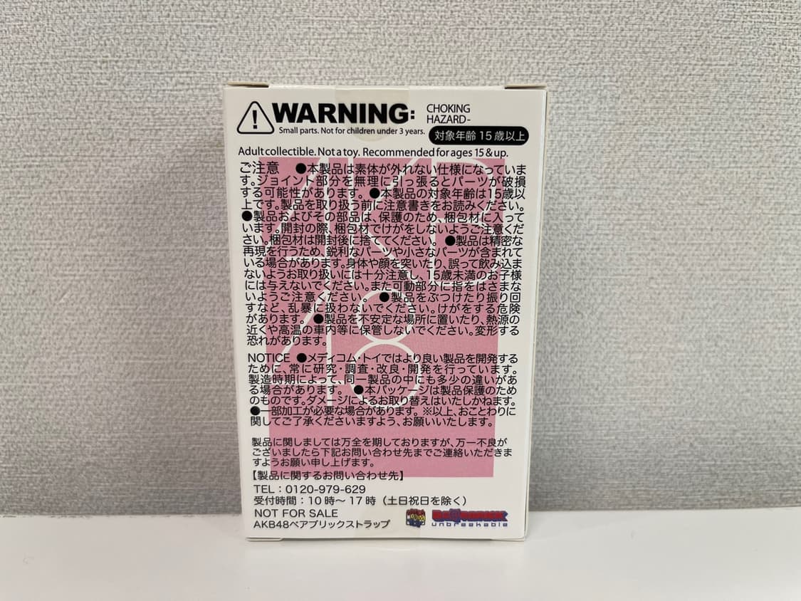 AKB48 x 베어브릭 100% 11번 하루카 나카가와 상품이미지4