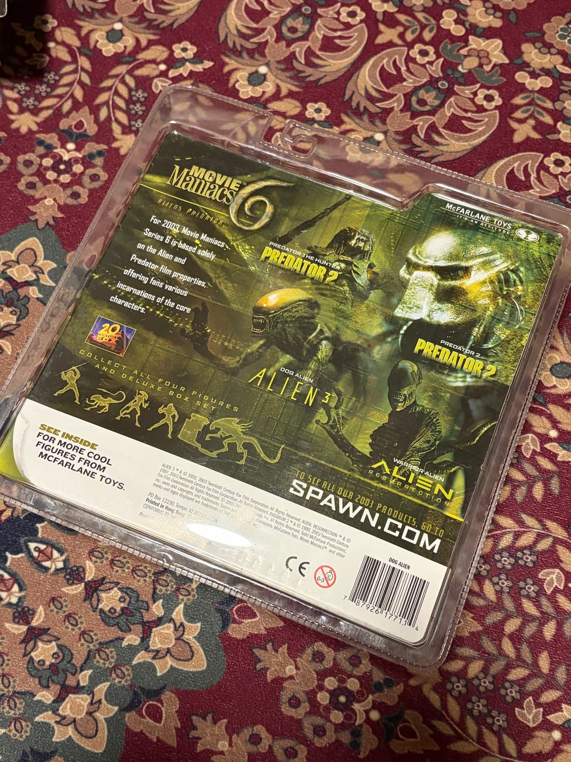 [Os] 맥팔레인 무비매니악 6 에일리언3 도그 에일리언 피규어 상품이미지2