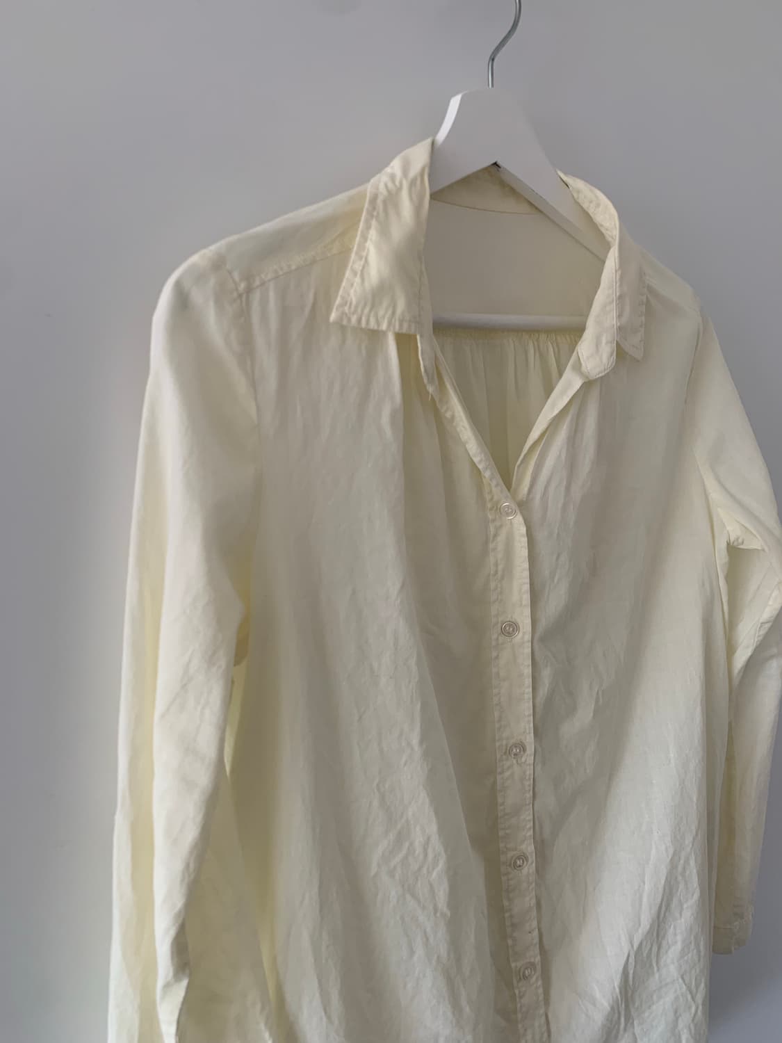 연노랑 퓨어 셔츠 상품이미지4