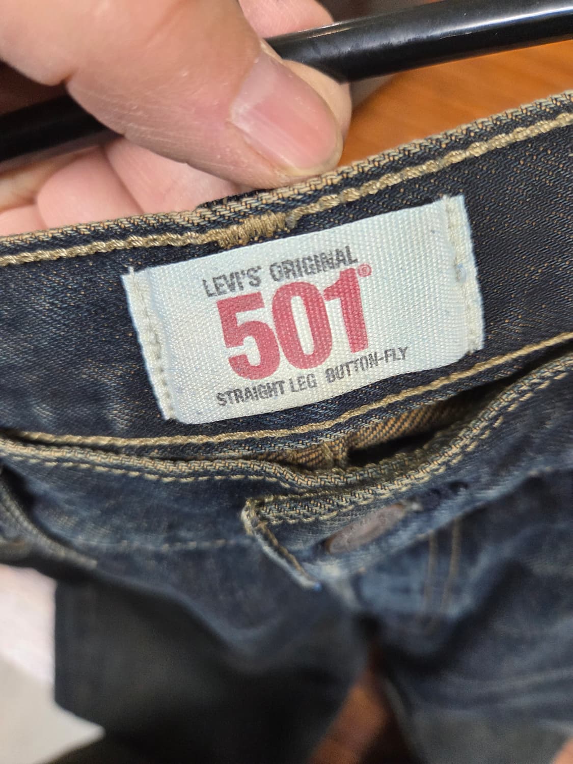 리바이스 오리지날 501 스트레이트핏 데님팬츠 30 상품이미지4