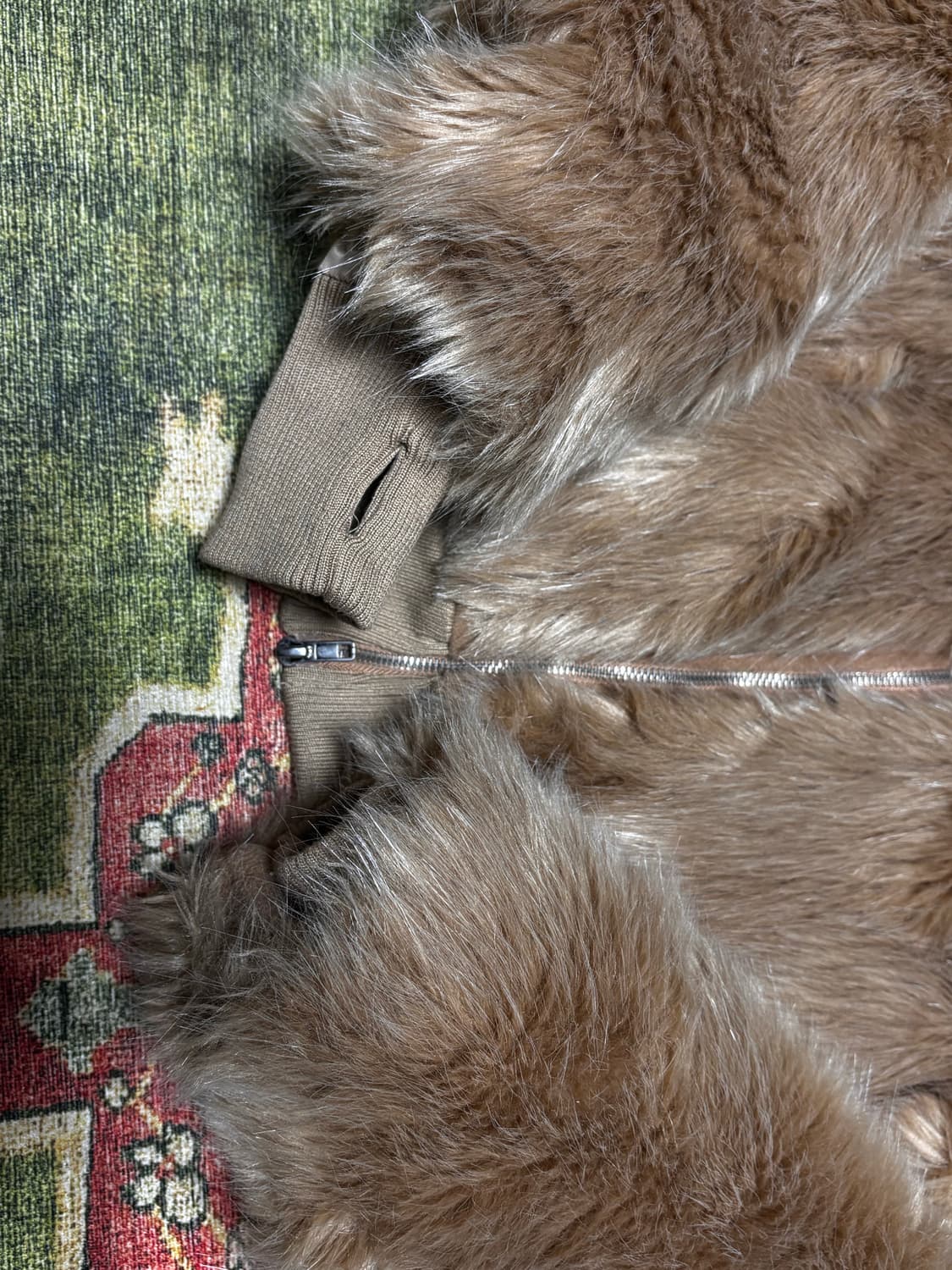 GLOWNY 글로니 리반 퍼 자켓 카멜 상품이미지4