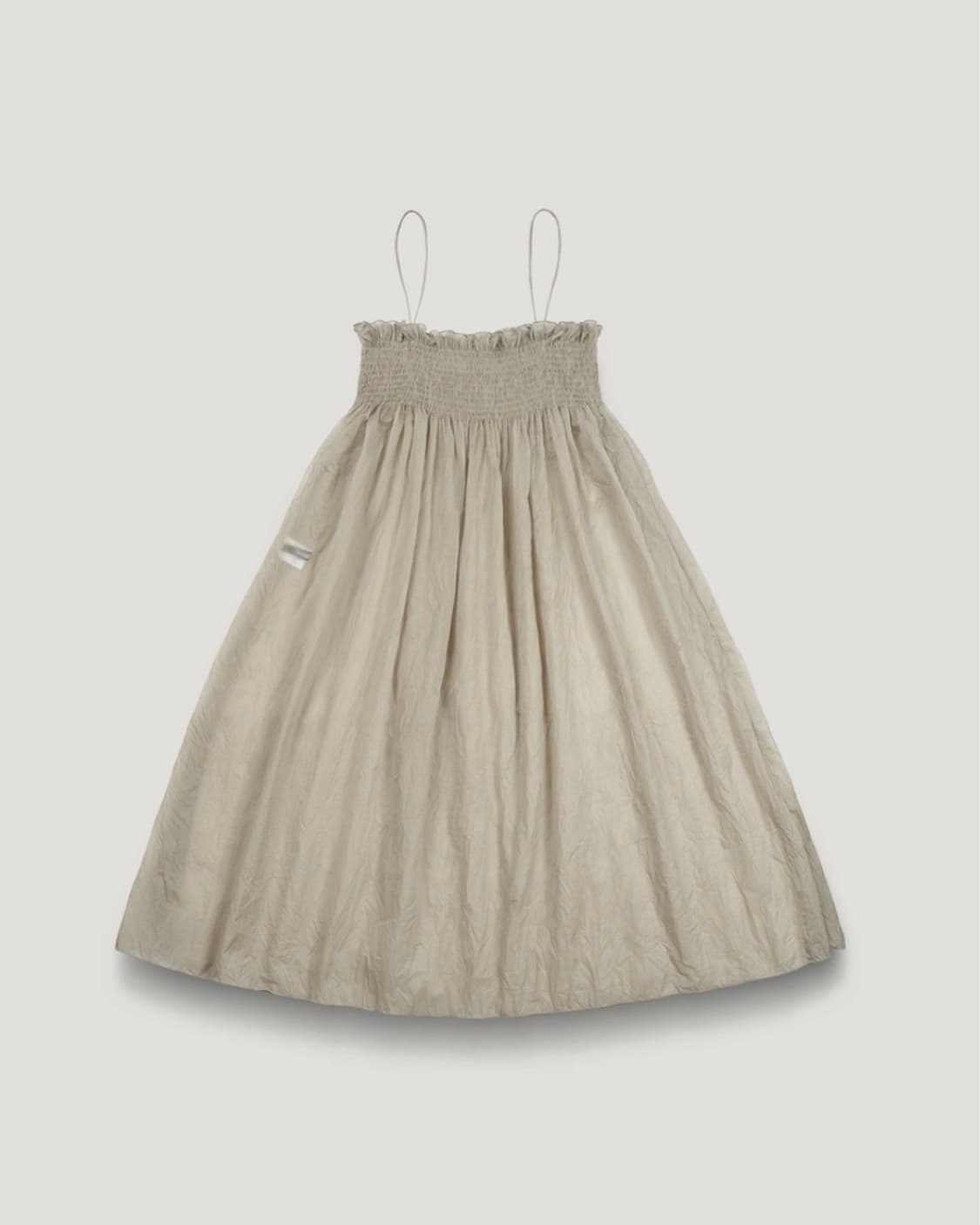 PoshyFreckles Crinkle Two-way Dress_Moss 상품이미지2