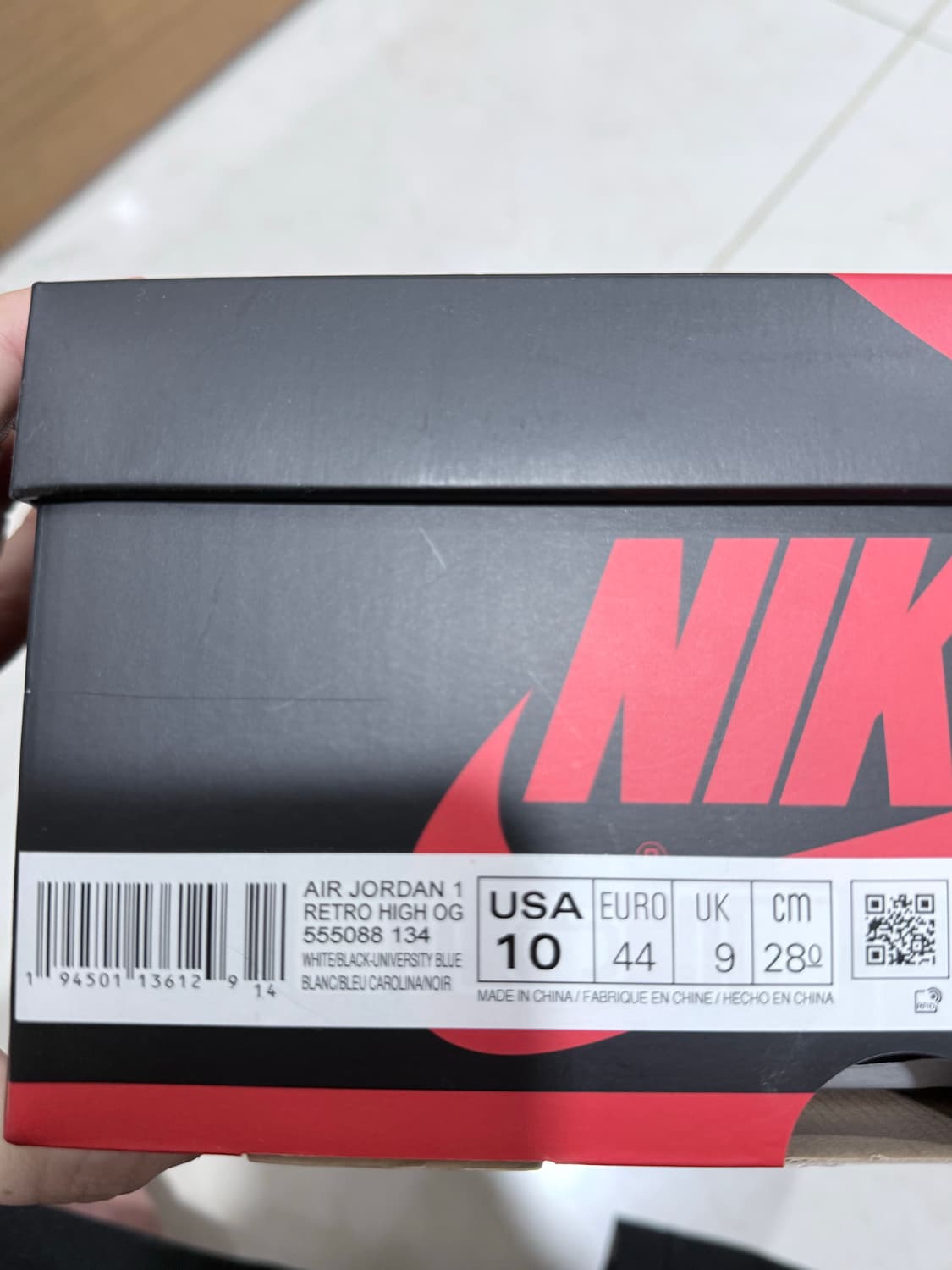 나이키 조던 유니버티블루 280 팝니다 상품이미지5