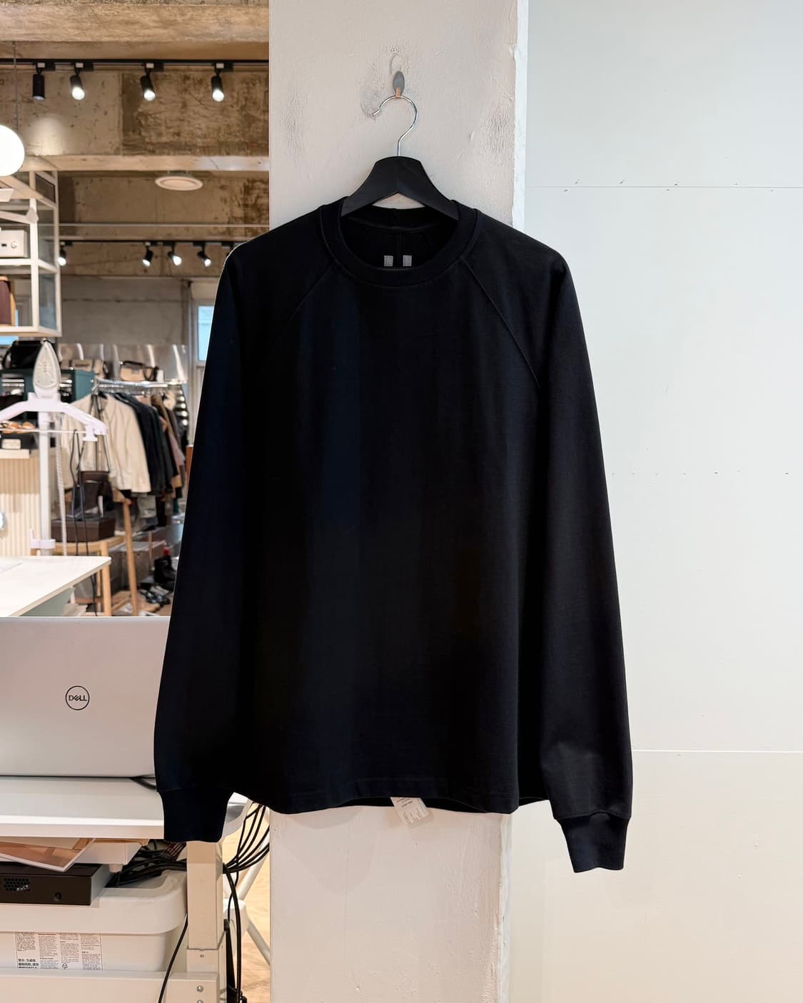 릭 오웬스 블랙 15fw 롱슬리브  상품이미지1