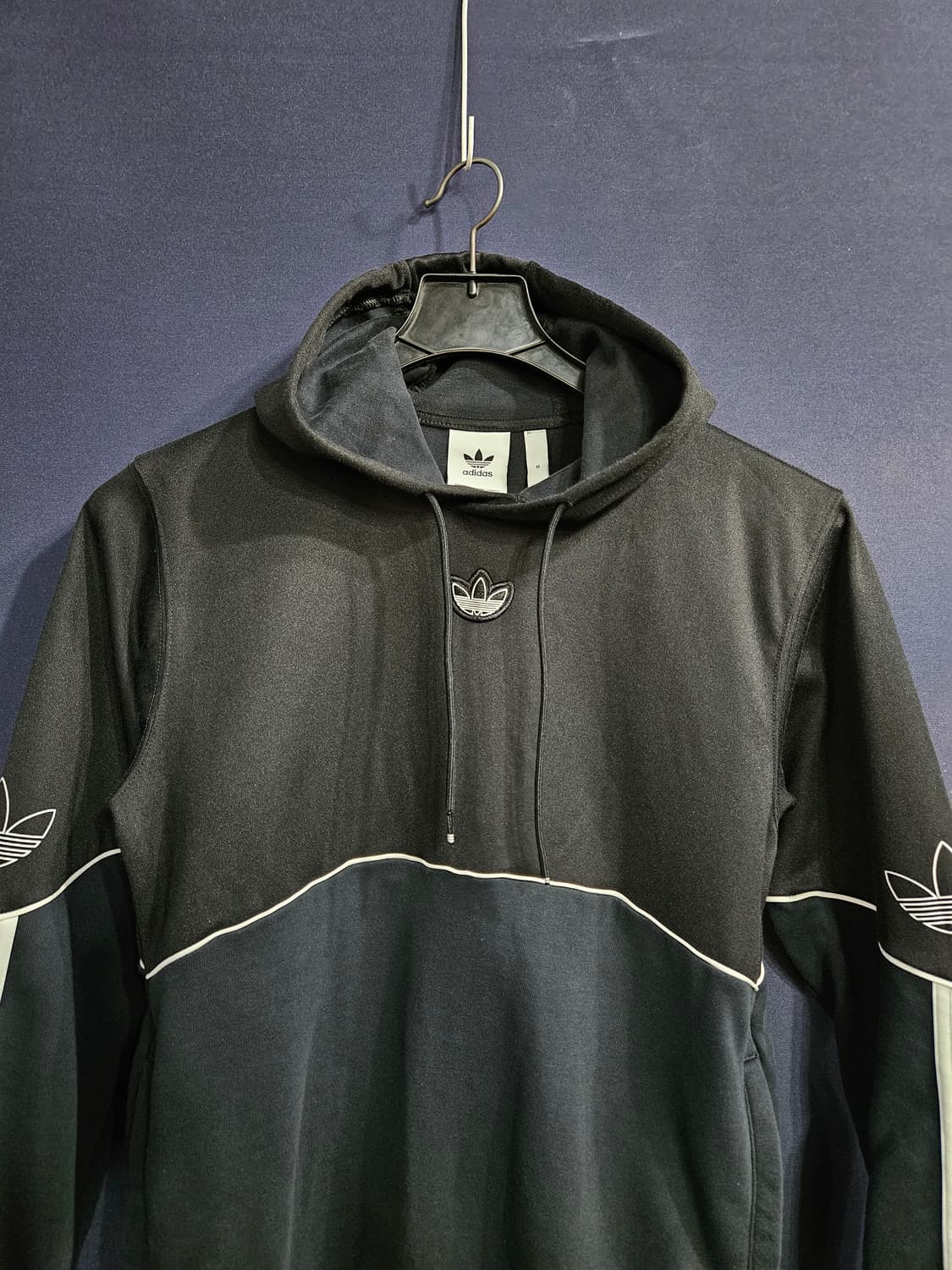 아디다스 삼선 투톤 남성 95 후드티  상품이미지7