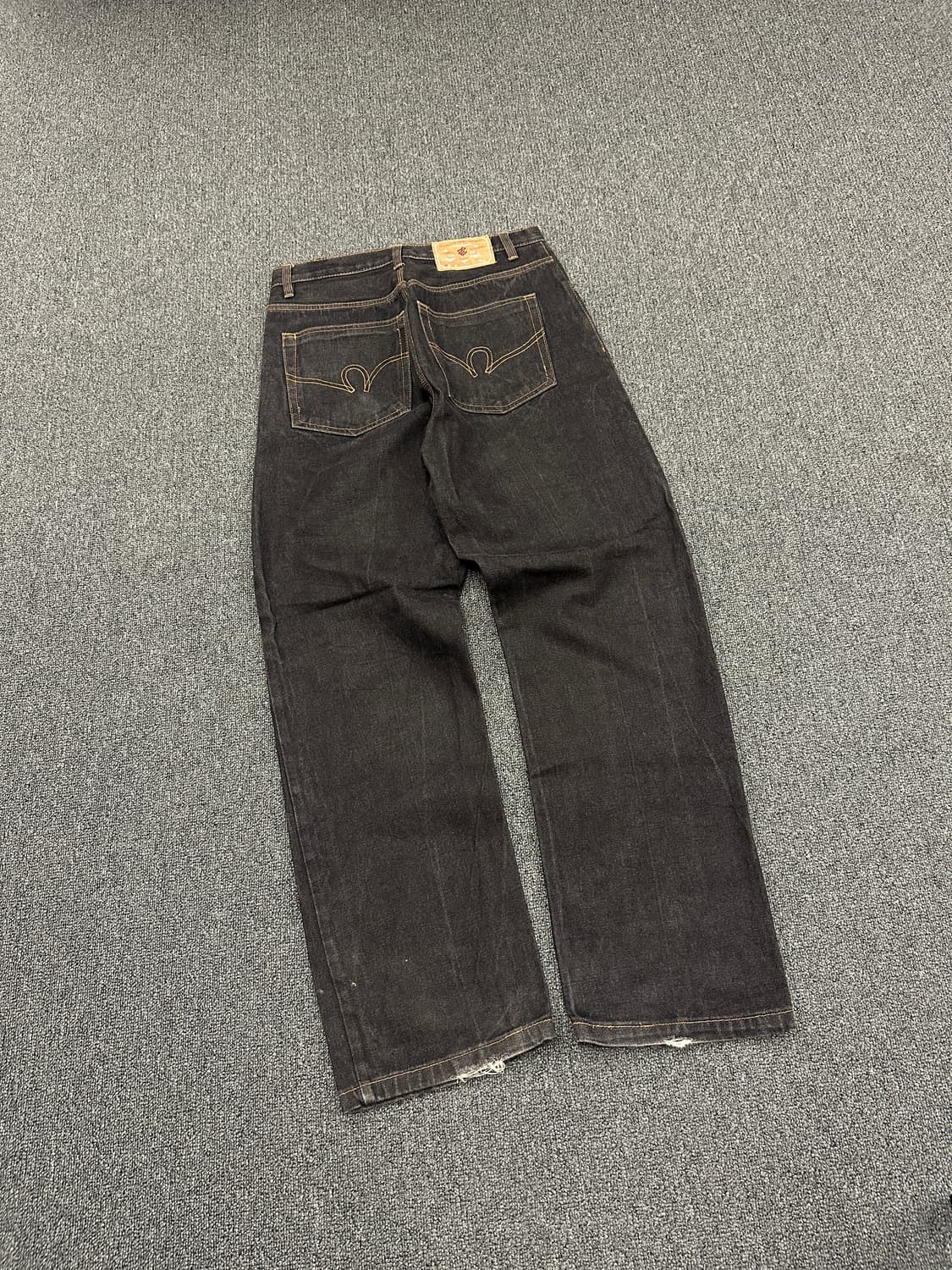 ROCAWEAR 로카웨어 흑청 데님팬츠 스트릿 힙합팬츠 상품이미지1