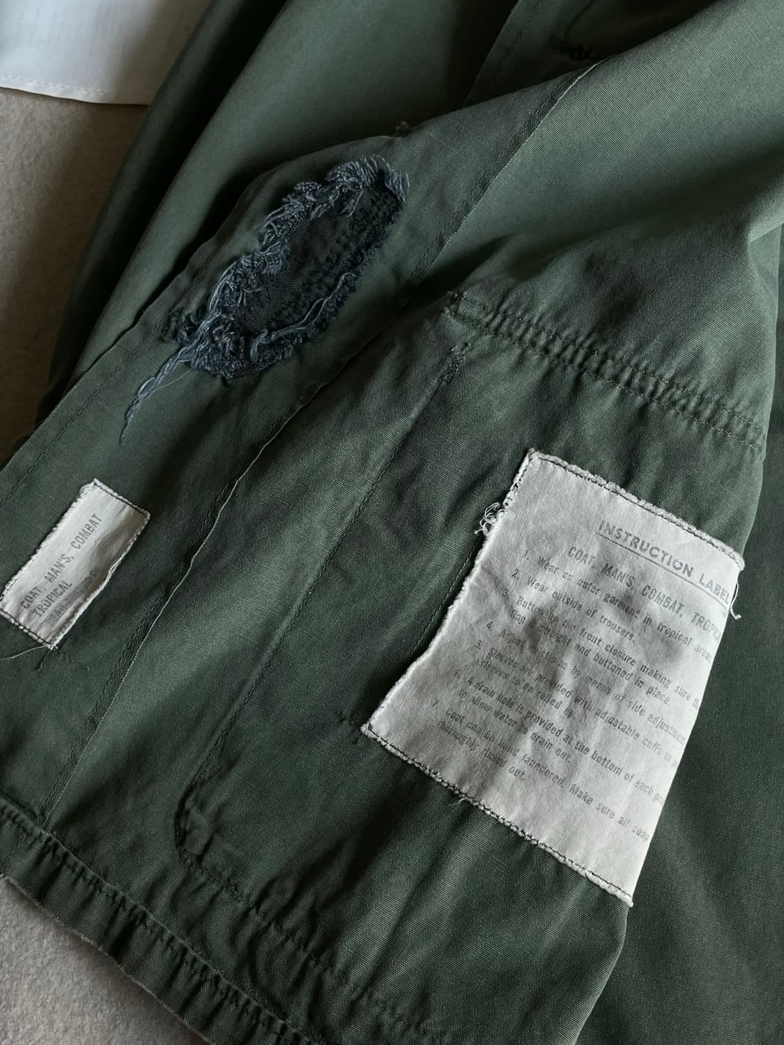 60s US ARMY Jungle Fatigue Jacket 1st 상품이미지8