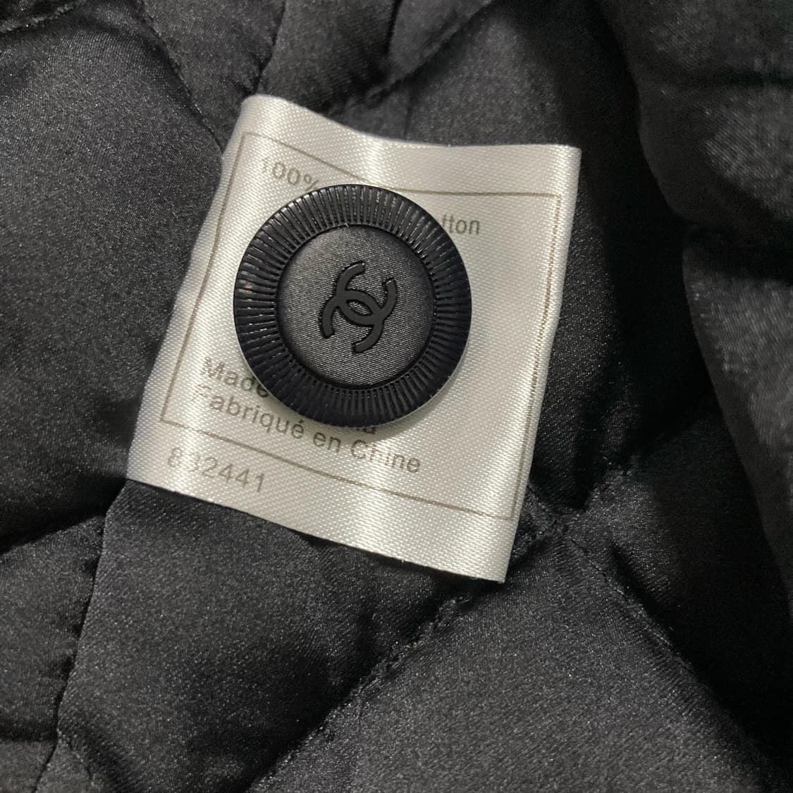 CHANEL 샤넬 논카라 블랙 코트 상품이미지7