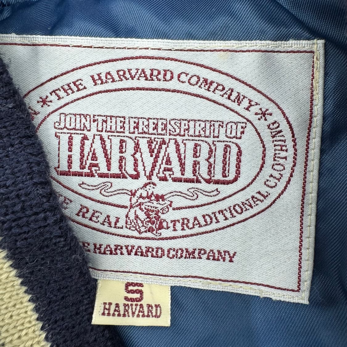 하버드 레더 바시티 자켓  상품이미지4