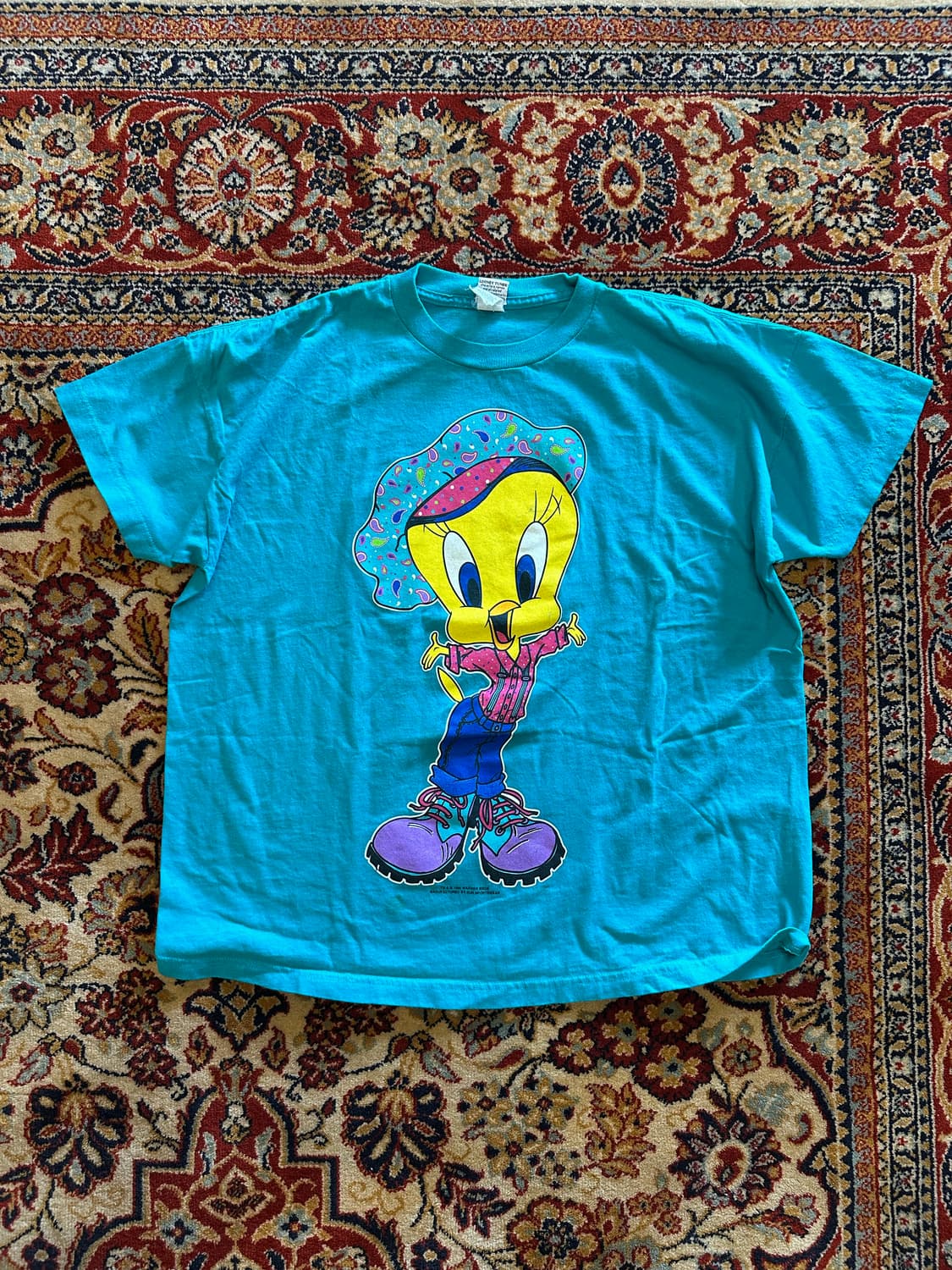 1996년 워너브라더스 힙스터 트위티 티셔츠 XL 상품이미지2