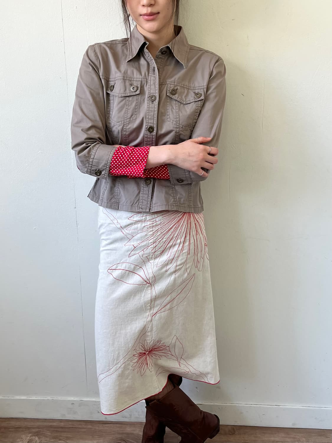 22 OCTOBRE y2k 셔츠 자켓 상품이미지4