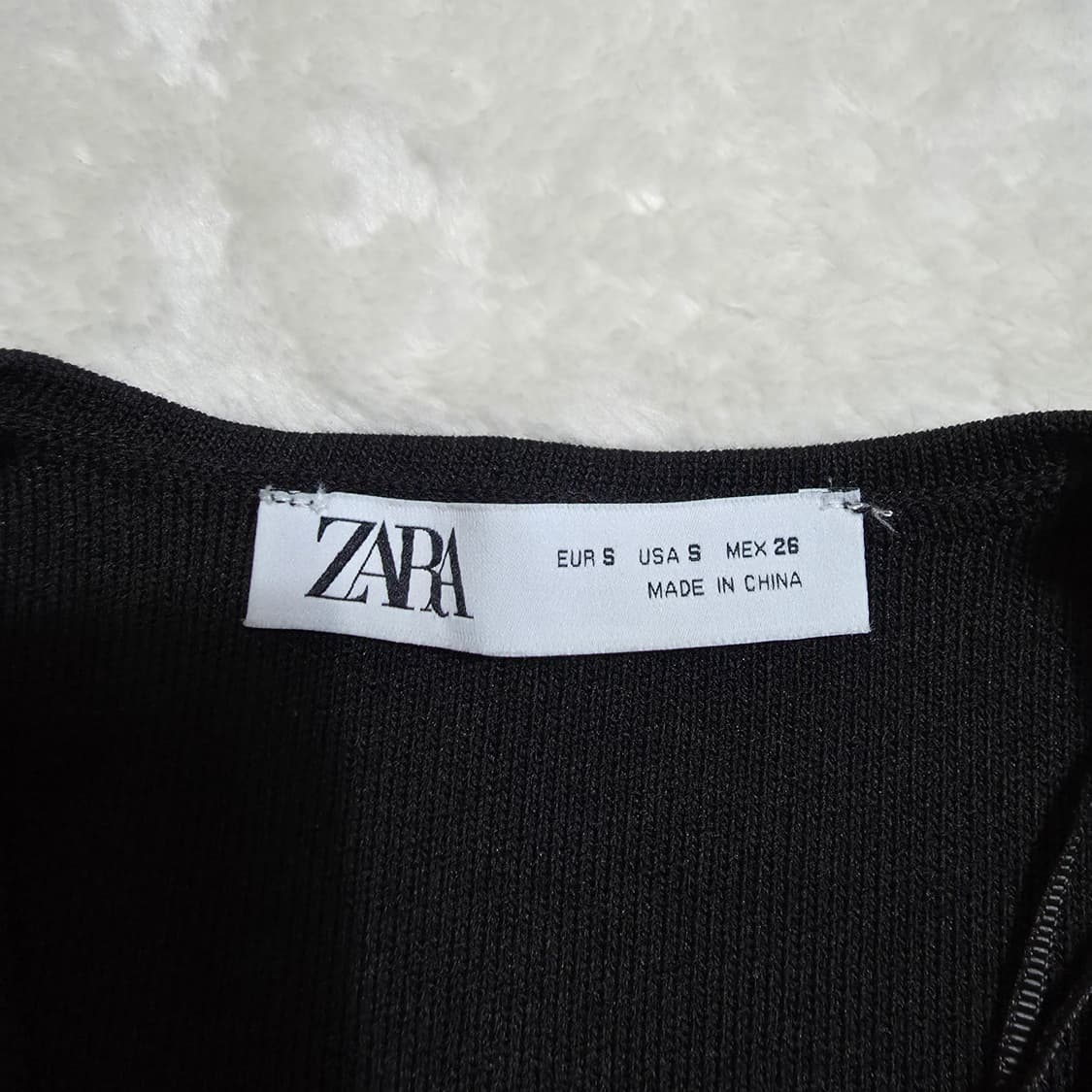 (S)여성 자라 반팔 금장 가디건 상품이미지6