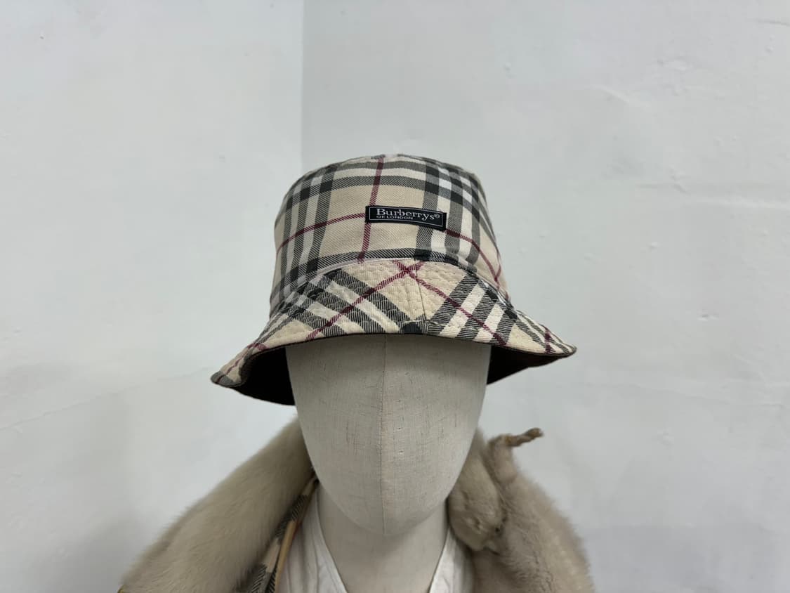 버버리 리버서블 벙거지 버킷 상품이미지5