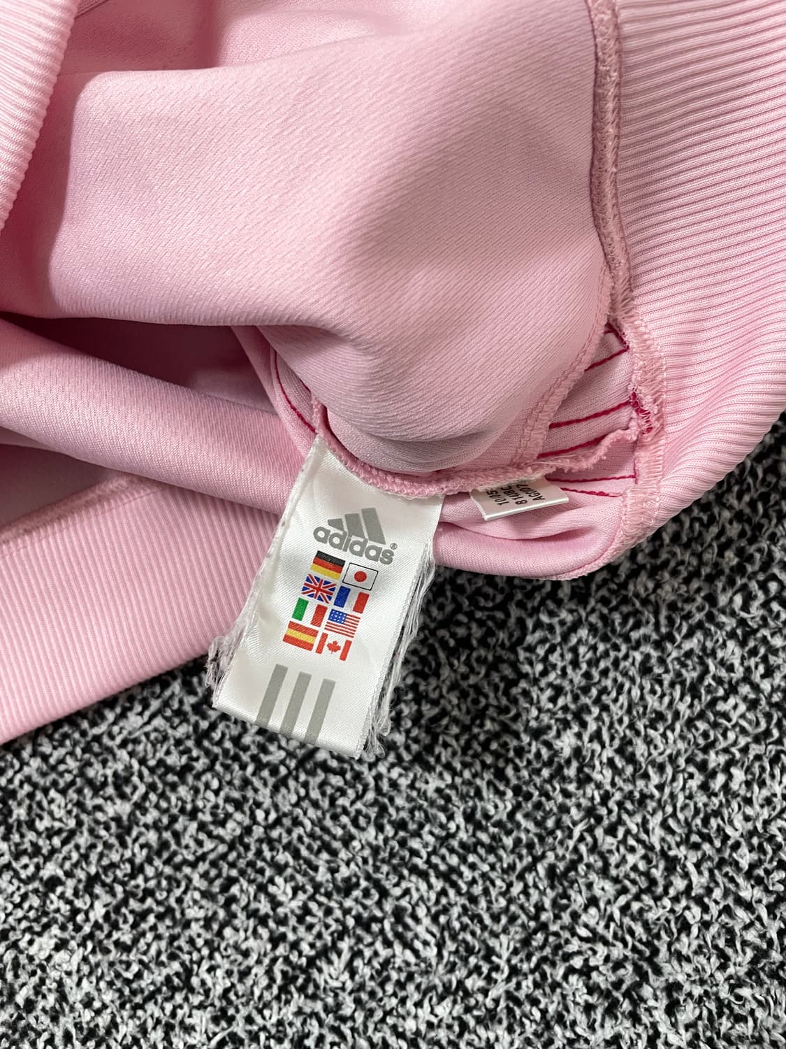 vinteちきゅ. 희귀 아디다스 00'S 딸기우유 후드집업 메쉬 상품이미지4