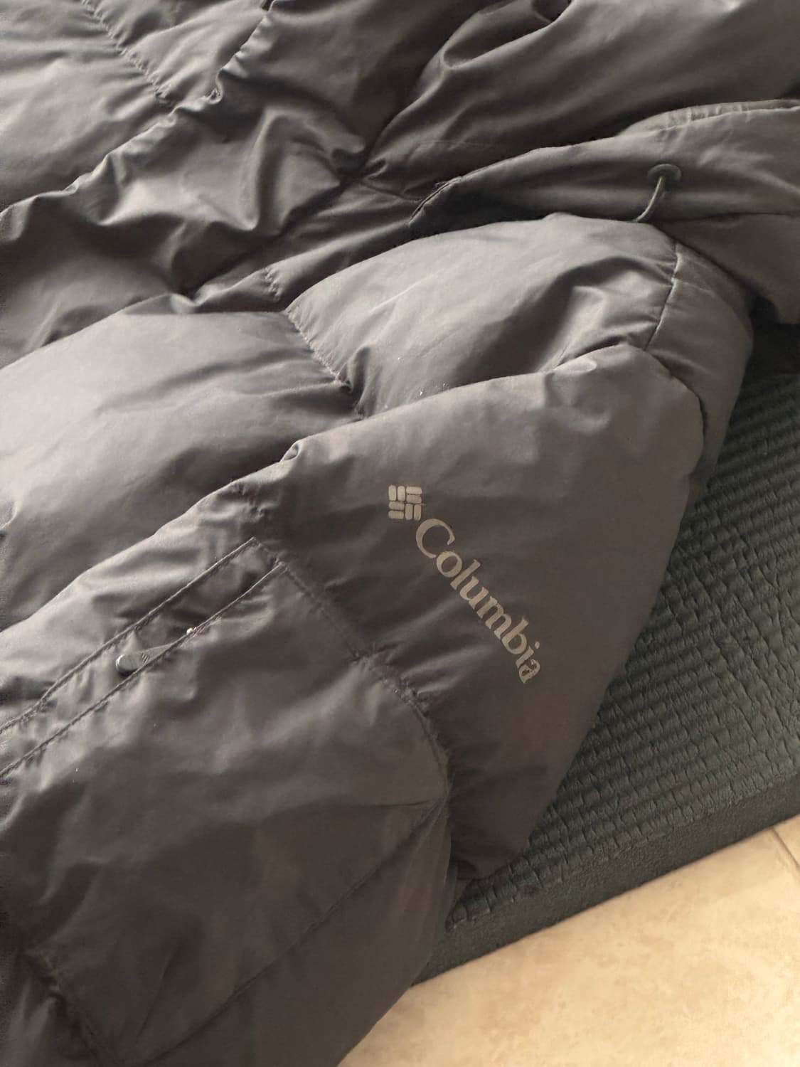 컬럼비아 덕다운 롱패딩 블랙 상품이미지2