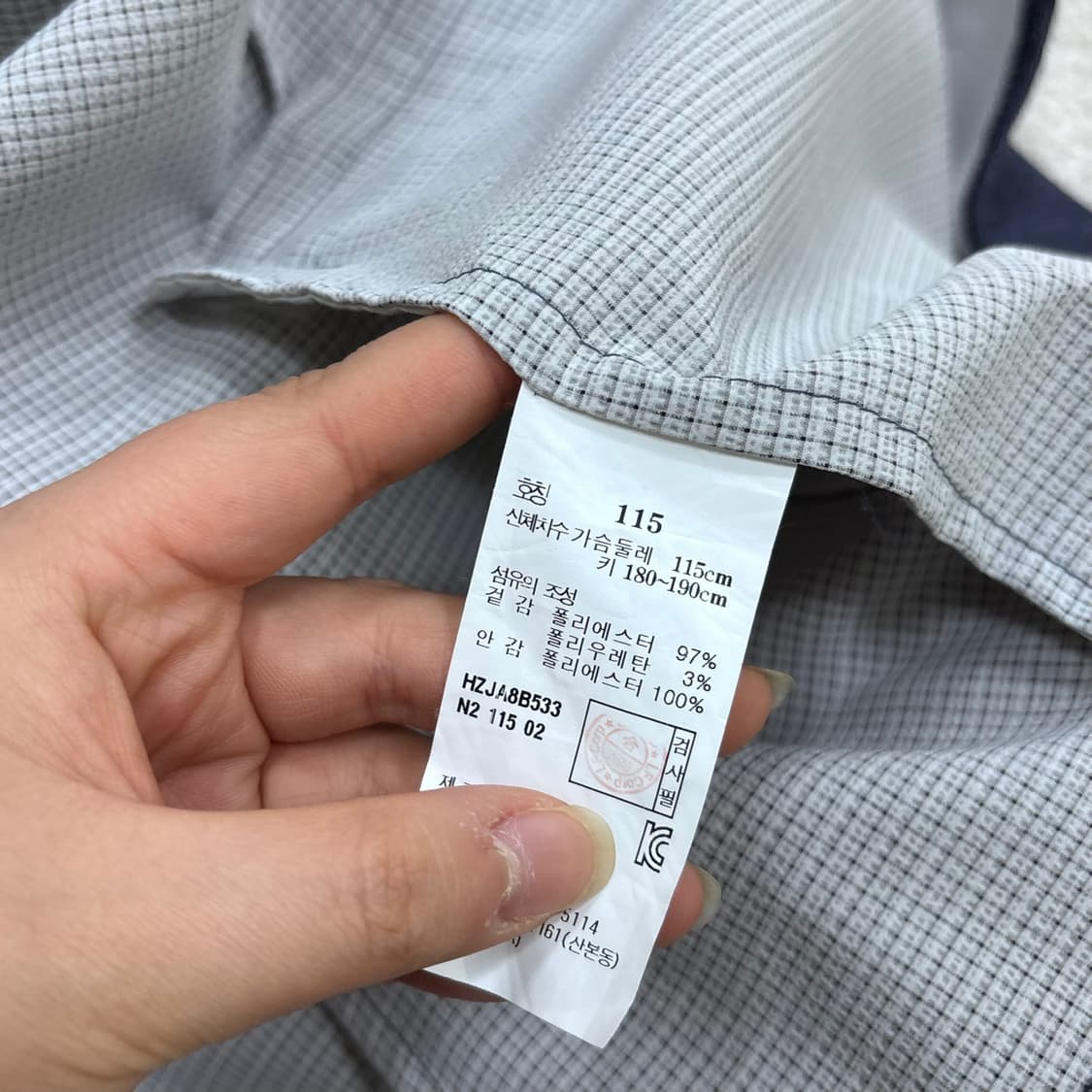 115 헤지스 남성 블레이저 자켓 0331E 상품이미지5