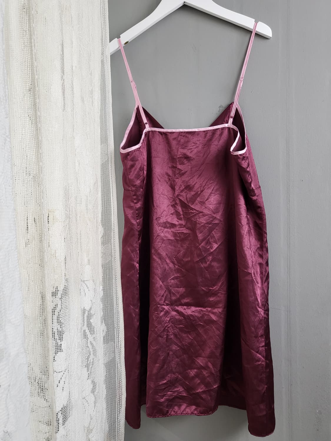 빈티지 일본풍 실크 슬립 원피스 상품이미지3