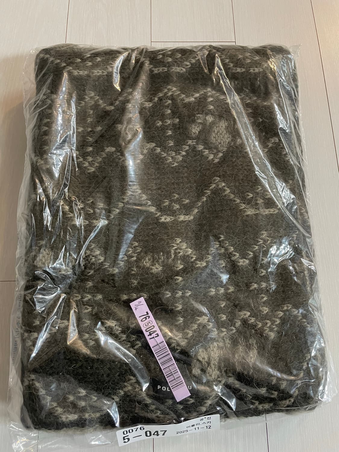 폴리테루 노드릭 머플러 올리브 상품이미지1